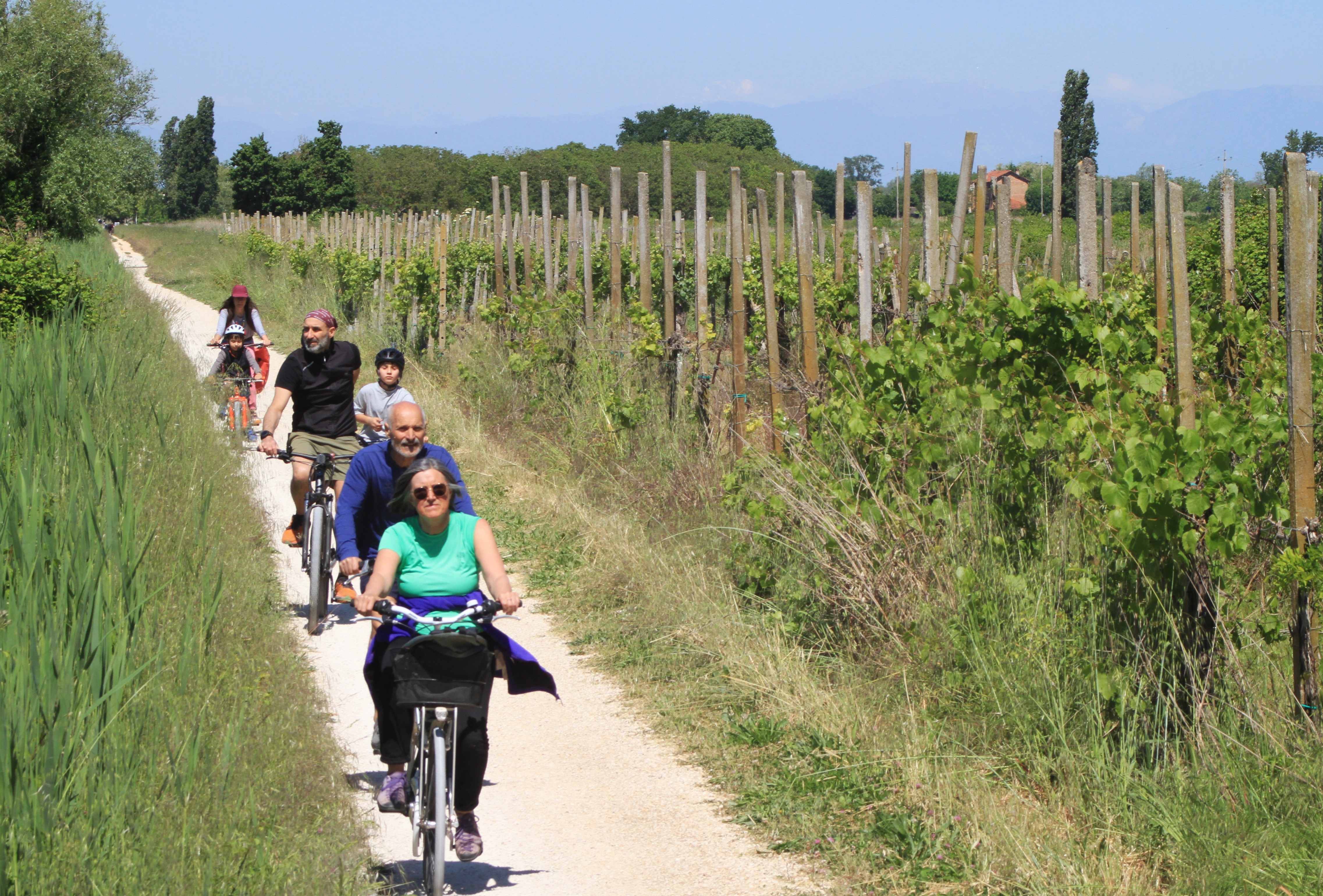 Radfahrergruppe